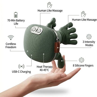Bionic Neck & Shoulder Massager™ – Deep Tissue Heat Relief