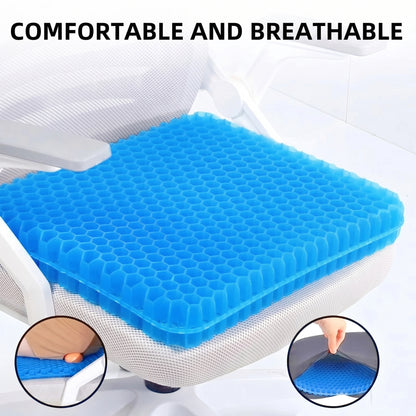 ComfortFlex™ Gel Seat Cushion – Cooling Pressure Relief for All-Day Sitting